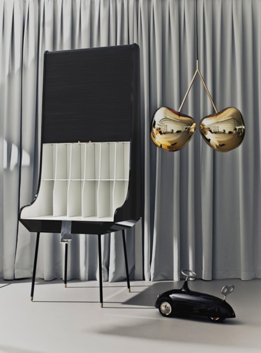 Oryginalne biurko żaluzjowe Secretaria powstało...