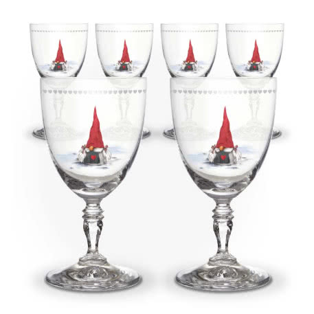 Kieliszki ÅSA’S CHRISTMAS - świąteczno-noworoczny blask z kieliszkami skandynawskiej sztuki