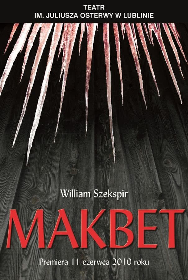 Makbet, Leszek Mądzik, plakat
