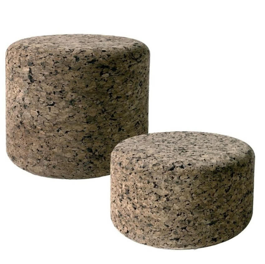 Puf Corks wykonany z korka, wym.: 32 x 34 cm,...