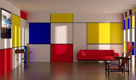 Recycling w stylu Mondriana