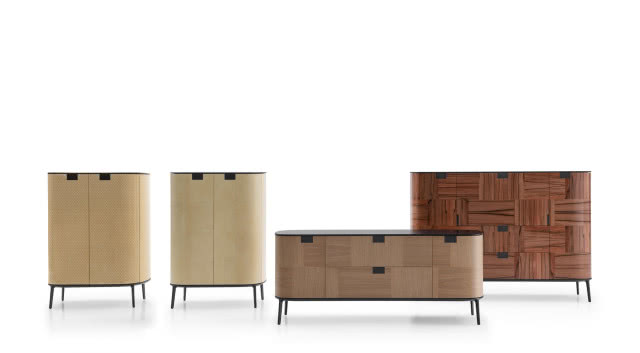 Komody i bieliźniarki marki Maxalto.