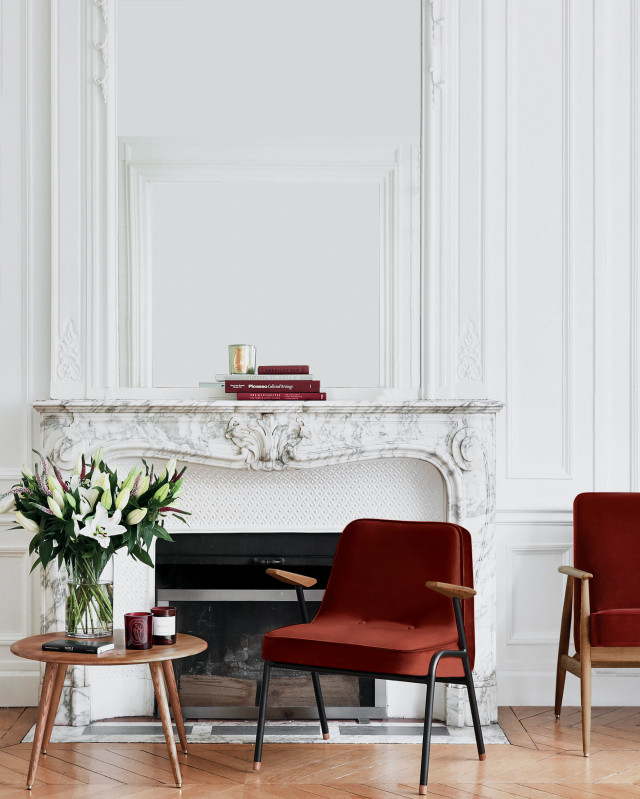 Fotel Chierowskiego bordowy