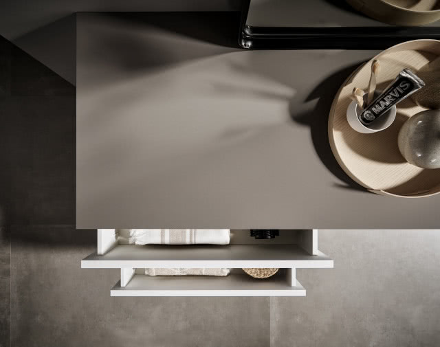 wyspa kuchenna - szuflady