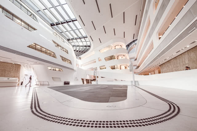 Biblioteka Uniwersytetu Ekonomicznego we Wiedniu projektu Zahy Hadid