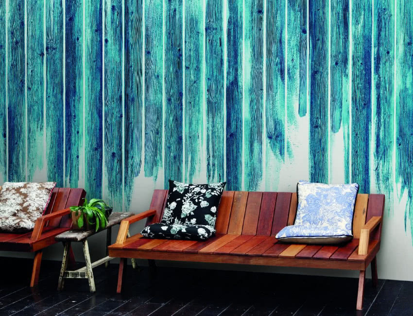 Analogy. Winylowa fototapeta w pionowe pasy,...