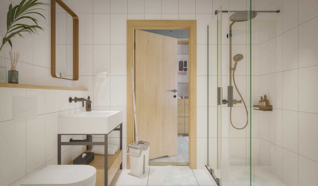 100% wodoodporna ościeżnica HYDRO PROTECT™ z serii PORTA SYSTEM. 