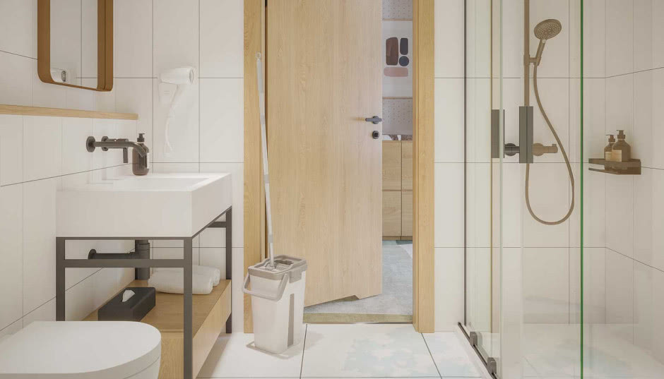 100% wodoodporna ościeżnica do łazienki