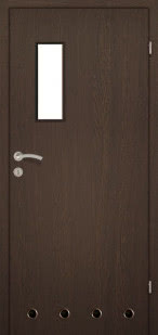 Skrzydło drzwiowe Virgo IV, ramiak z MDF-u, okleina w kolorze wenge, szer. 70 cm