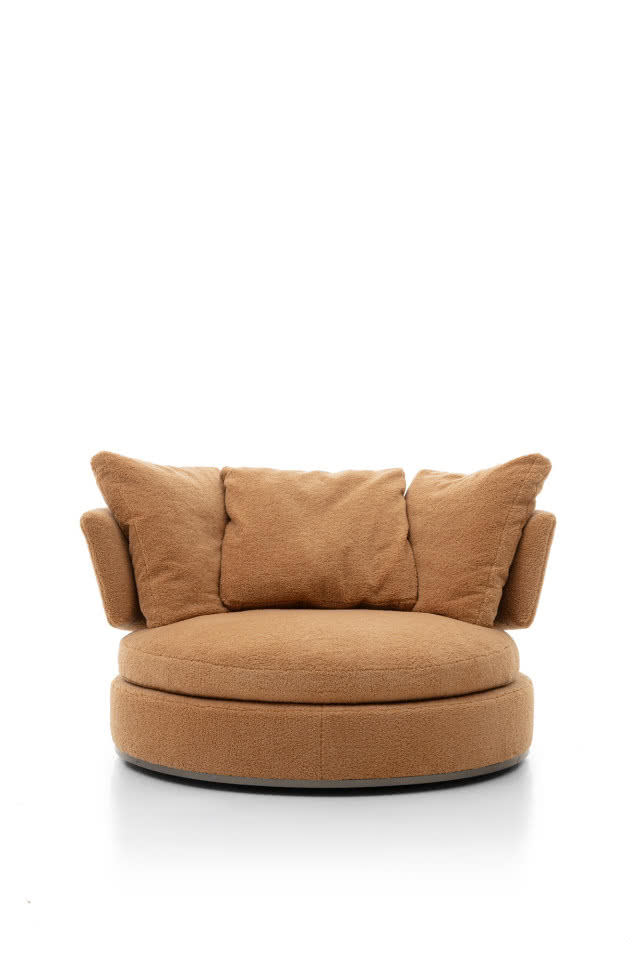 Model Amoenus marki Maxalto zrobiony z materiału boucle..