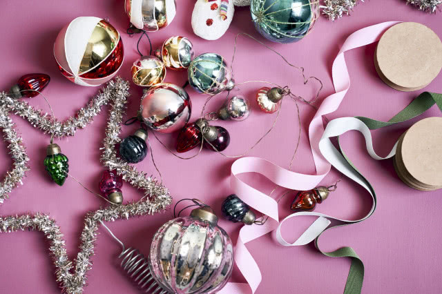 bombki choinkowe zestaw