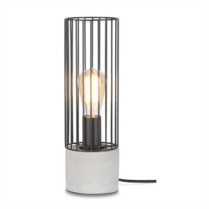 LAMPA STOŁOWA Z CEMENTOWĄ PODSTAWĄ MEMPHIS, 9design.pl, 418 zł