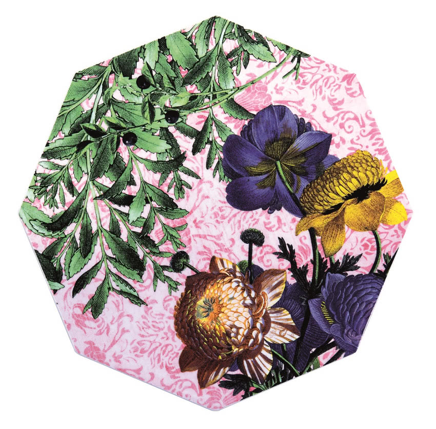 Ośmiokątny talerz Florilegium,SAMBONET,
nowość,...