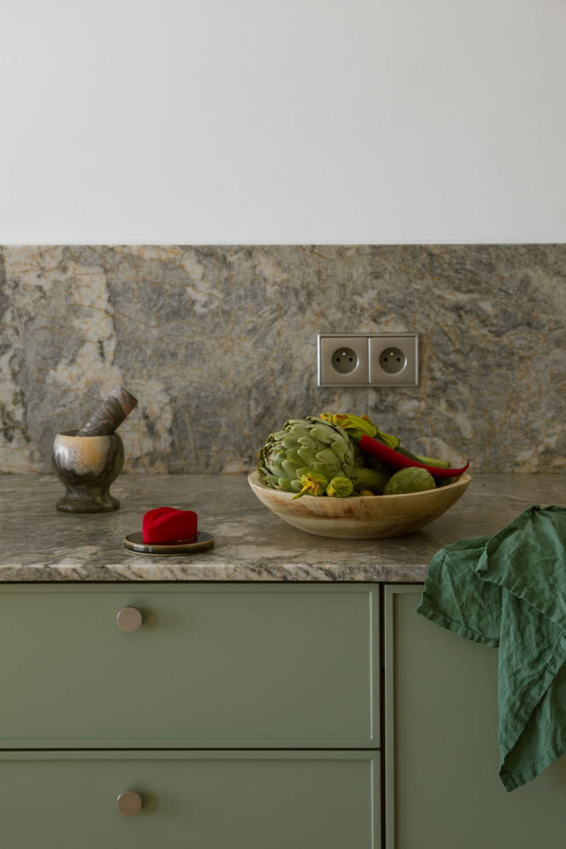 zielone szafki kuchenne 