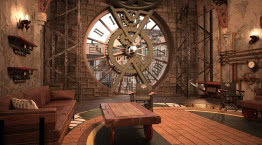 Styl steampunk we wnętrzach. Victorian Science Fiction - magiczna podróż do innego świata