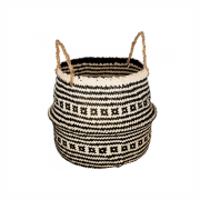 Kosz z trawy morskiej boho