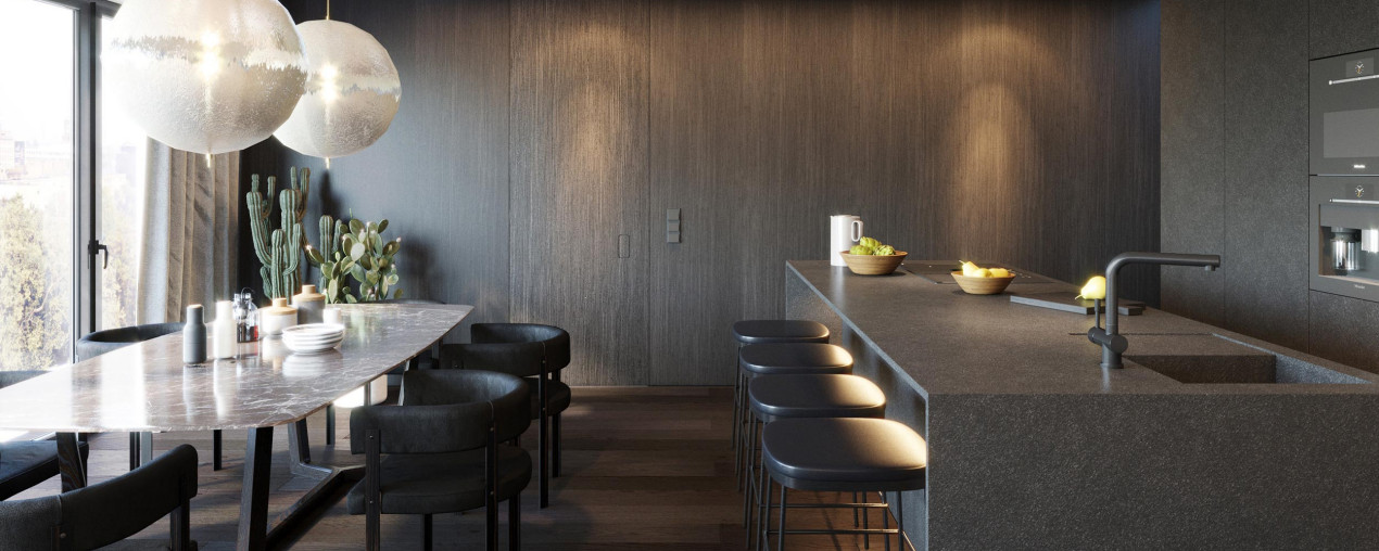 Męski penthouse na dachu wieżowca