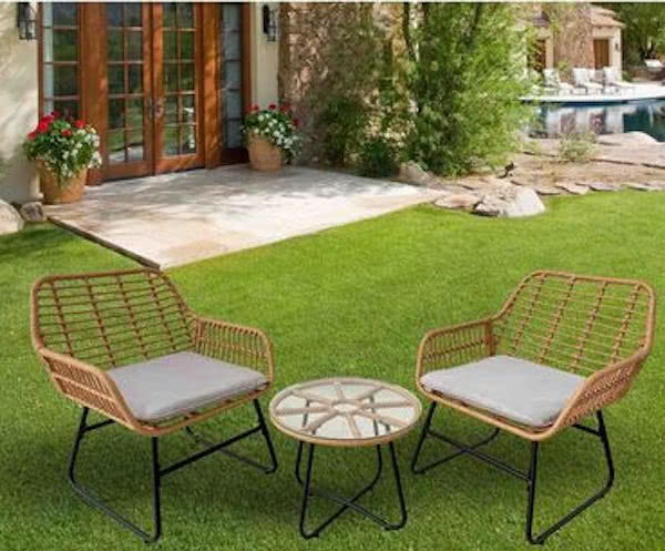 komplet mebel ogrodowe na taras biedronka