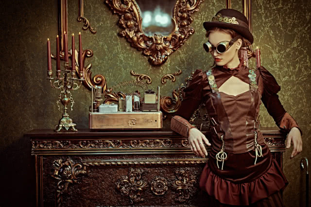 steampunk kobieta moda