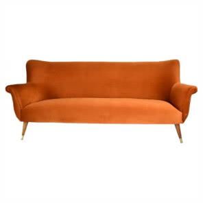 SOFA MUSZELKA, Niemcy, lata
60., Yestersen, 8690 zł