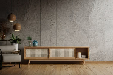 Płyty betonowe na ścianę - pomysły na aranżację