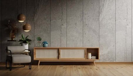 Płyty betonowe na ścianę - pomysły na aranżację