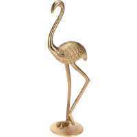 Złota figurka flaminga