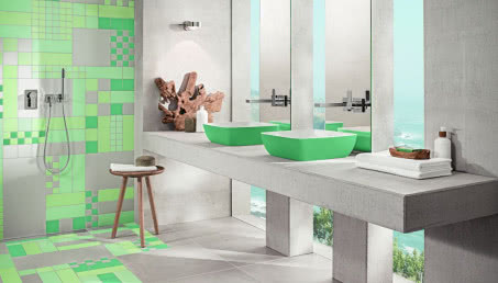Morska zieleń w łazienkach od Villeroy & Boch