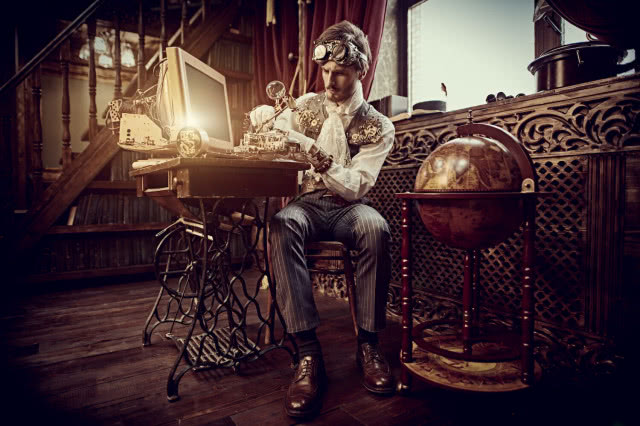 Steampunk we wnętrzach