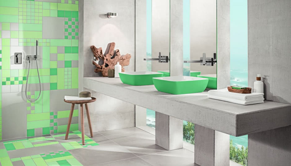 Morska zieleń w łazienkach od Villeroy & Boch