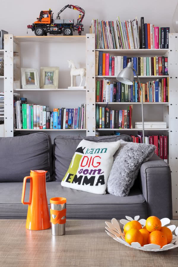 Salon w stylu skandynawskim.