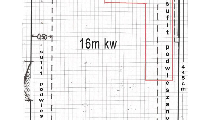 Sufit podwieszany w salonie