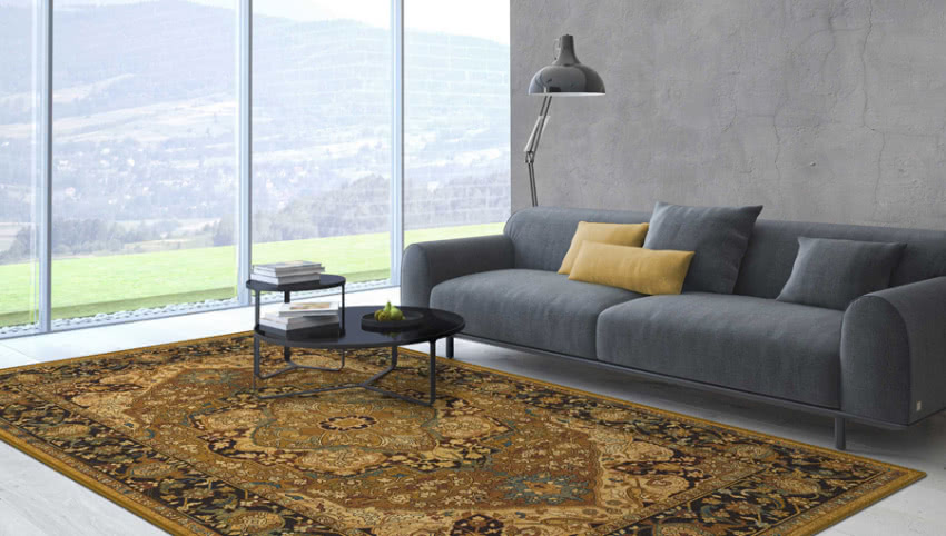 Dywan Arim w kolorze Koniak