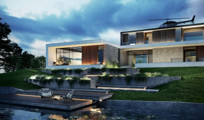 Water Mansion House - projekt rezydencji nad wodą