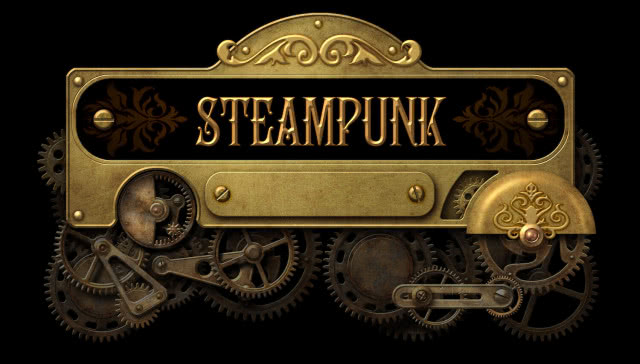steampunk szyld