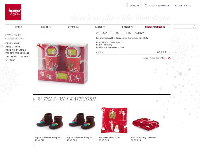 W sklepie internetowym Home & You znajdziemy...