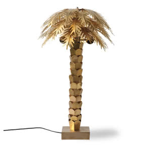 MOSIĘŻNA LAMPA PALMOWA, HK Living, Dutch House, 1999 zł