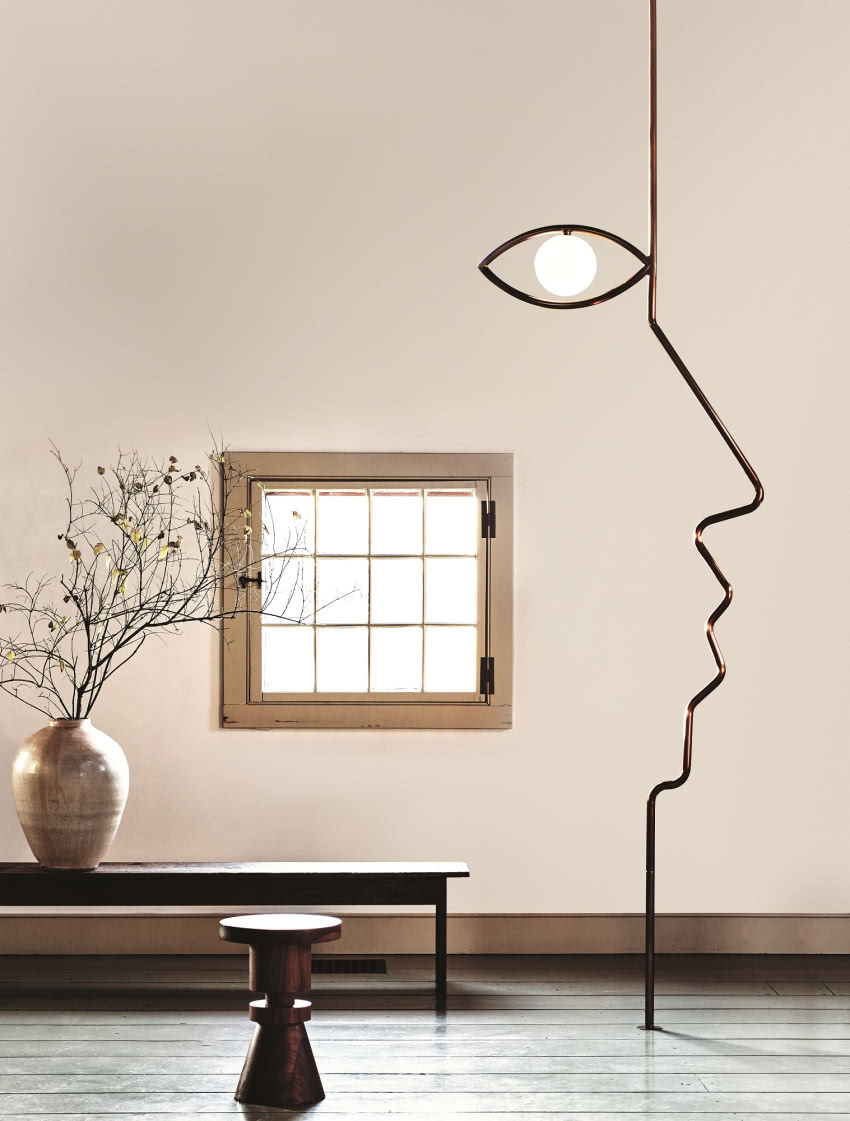 Face Light to lekka rzeźba-lampa wykonana z...