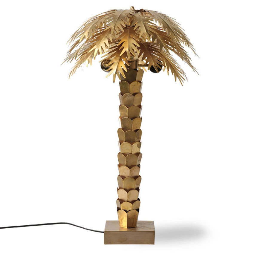 MOSIĘŻNA LAMPA PALMOWA, HK Living, Dutch House,...