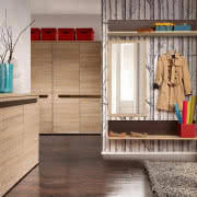 Meble przedpokojowe GO w kolorze dąb sonoma. W...