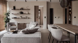 To mieszkanie to kwintesencja stylu japandi! Zaprojektowała je polska pracownia