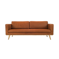 Skórzana sofa 3-osobowa Astha