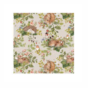 Tapeta Little Sleepy Animals, jasna