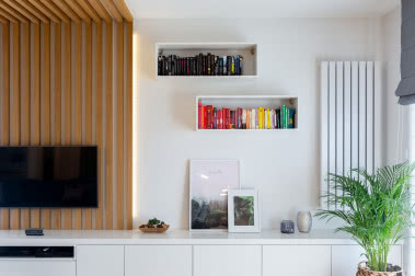 Hygge w warszawskim wydaniu - mieszkanie w drewnie