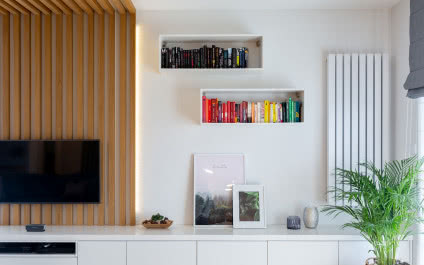 Hygge w warszawskim wydaniu - mieszkanie w drewnie