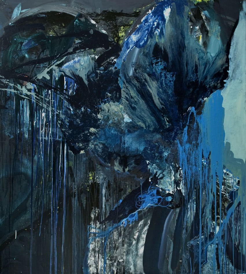 Edyta Hul, "Koń 1", technika mieszana, płótno,...