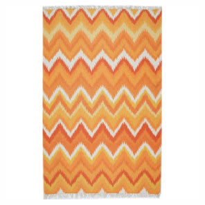 Pomarańczowy dywan Eco Rugs Tribe, 120x180 cm, Bonami.pl, 629 zł