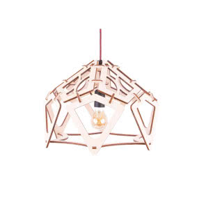 Nowoczesna drewniana lampa wisząca sufitowa New, Pakamera.pl, 299 zł