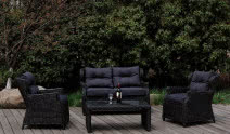 Toscane - komplet mebli ogrodowych z eko-rattanu