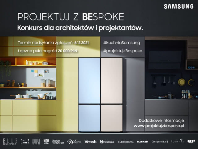 Projektuj z Bespoke i wygrywaj! Tylko do 6 grudnia można zgłaszać prace w konkursie Samsung